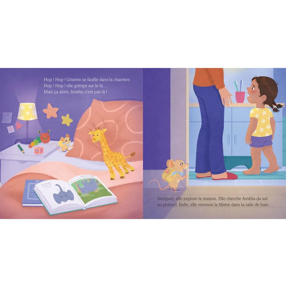 Livre enfant collection grisette - la brosse à dents magique