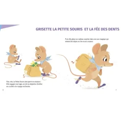 Livre enfant collection grisette - la petite souris et la fée des dents