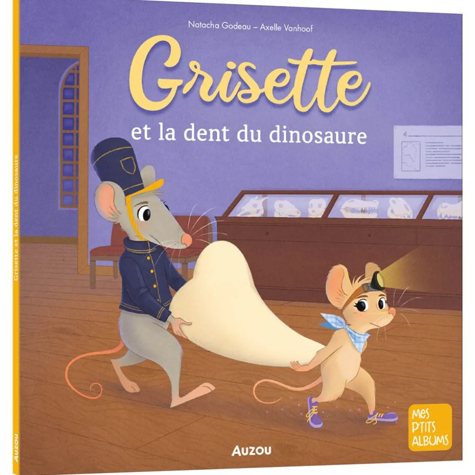 Livre enfant collection grisette - la dent du dinosaure