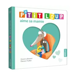 Livre enfant p'tit loup aime sa mamie