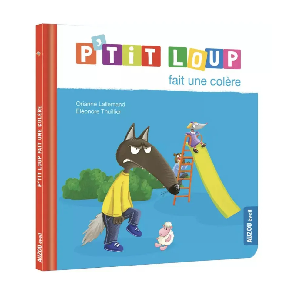 Livre enfant p'tit loup fait une colère