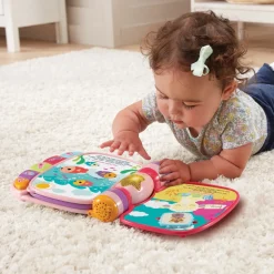 Livre musical enchanté des baby loulous rose