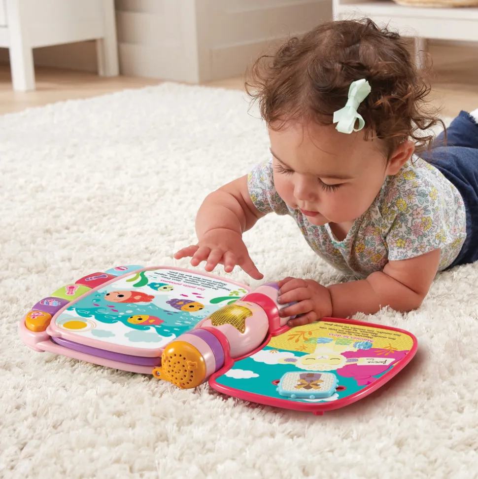 Livre musical enchanté des baby loulous rose
