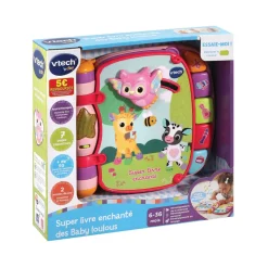 Livre musical enchanté des baby loulous rose