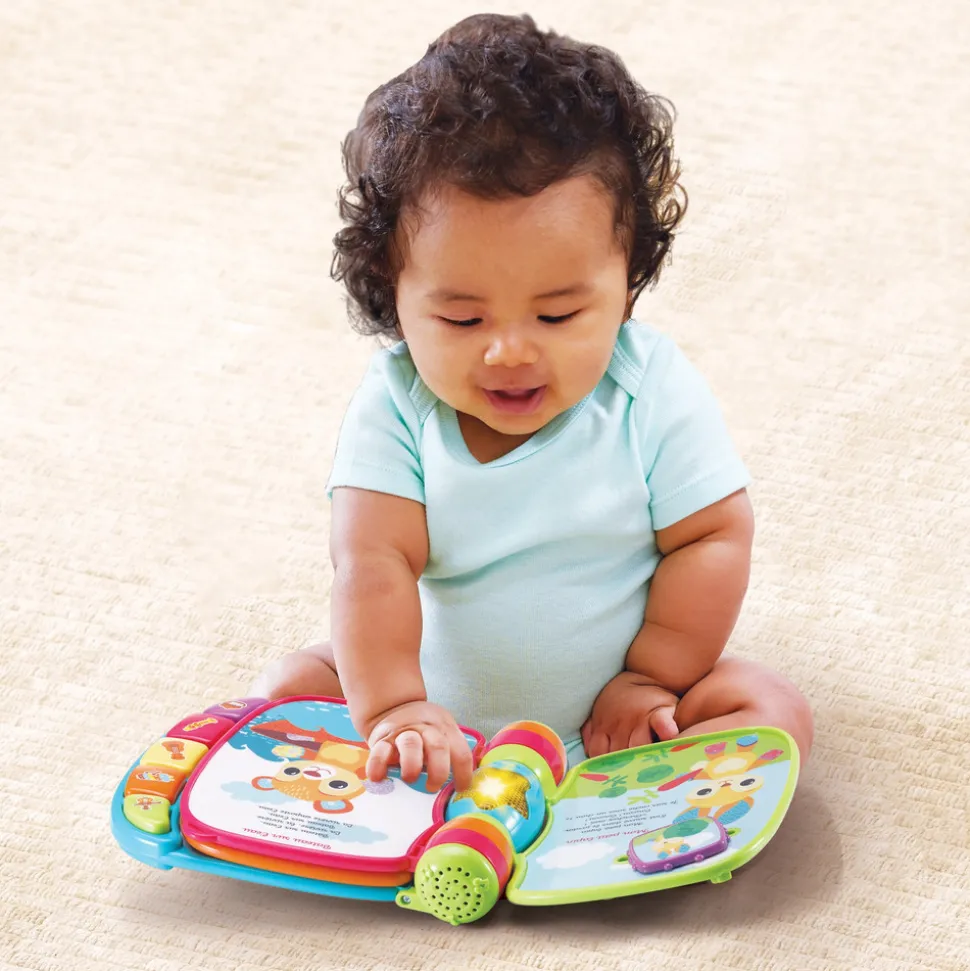 Livre musical enchanté des baby loulous bleu