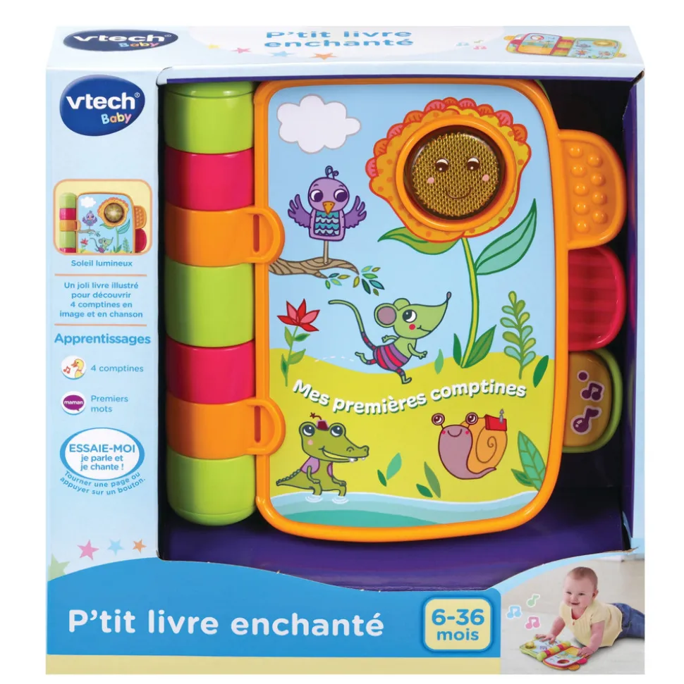 Livre musical enchanté mes premières comptines