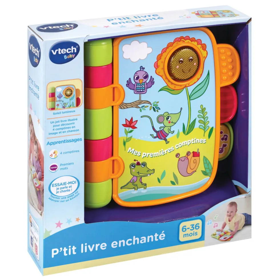 Livre musical enchanté mes premières comptines