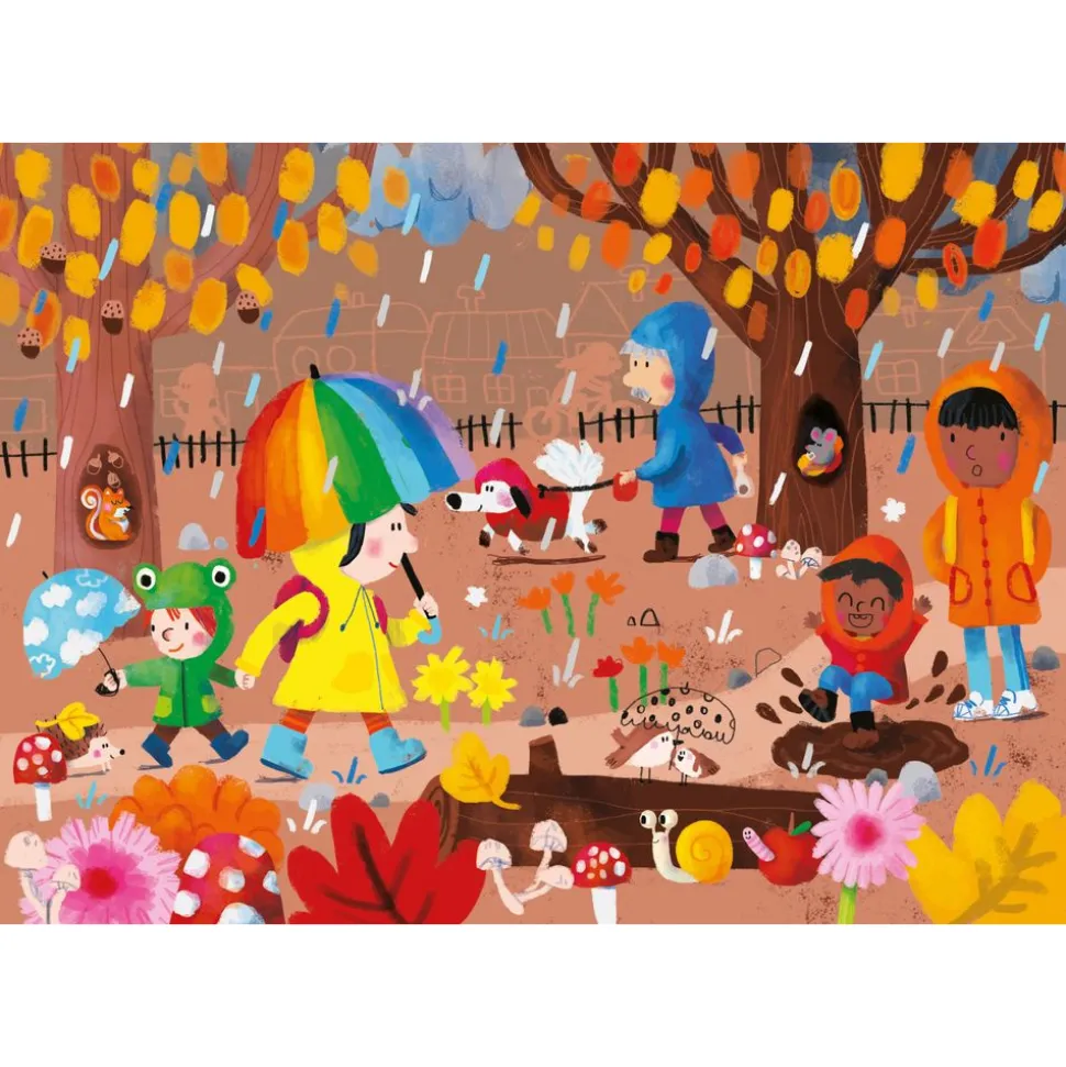 Livre puzzles pour enfant les 4 saisons