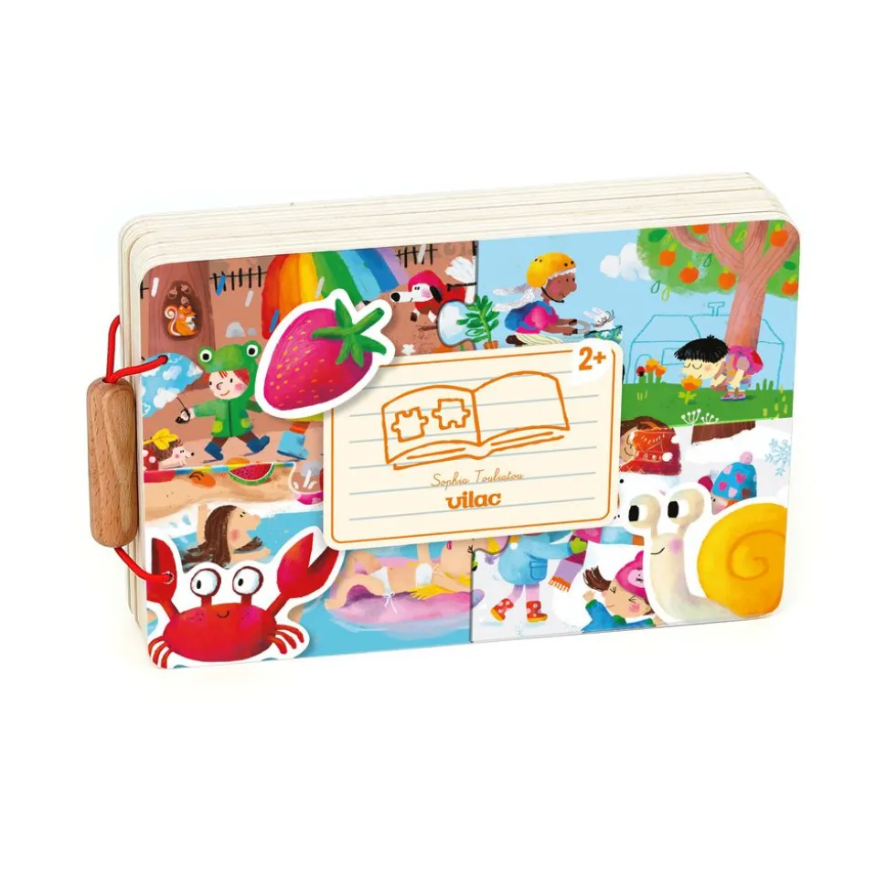 Livre puzzles pour enfant les 4 saisons