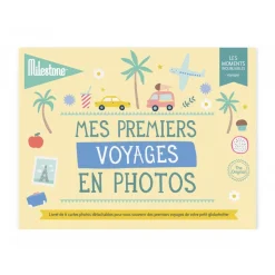 Livret de 6 cartes étapes détachables mes premiers voyages en photos