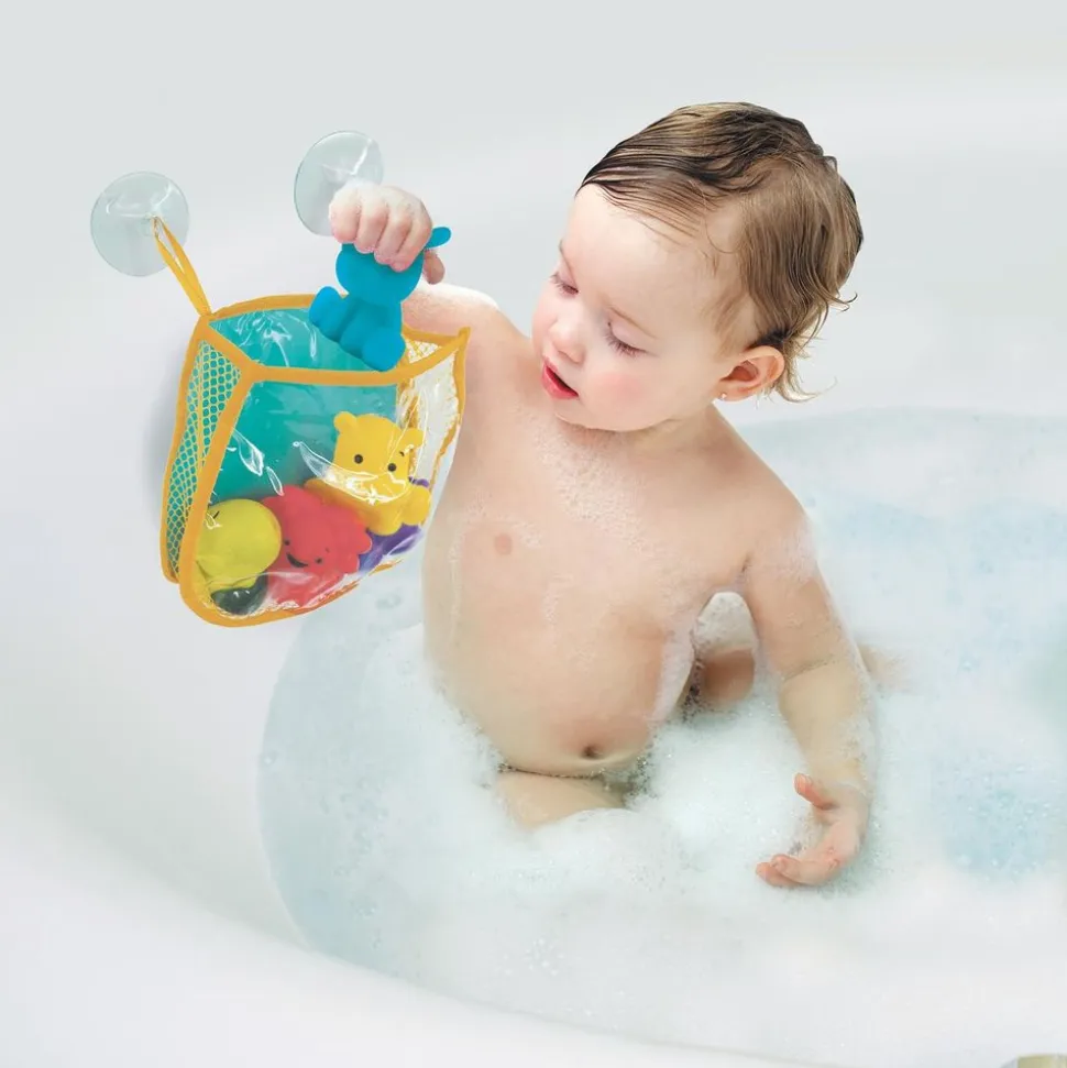 Lot de 4 aspergeurs de bain avec filet
