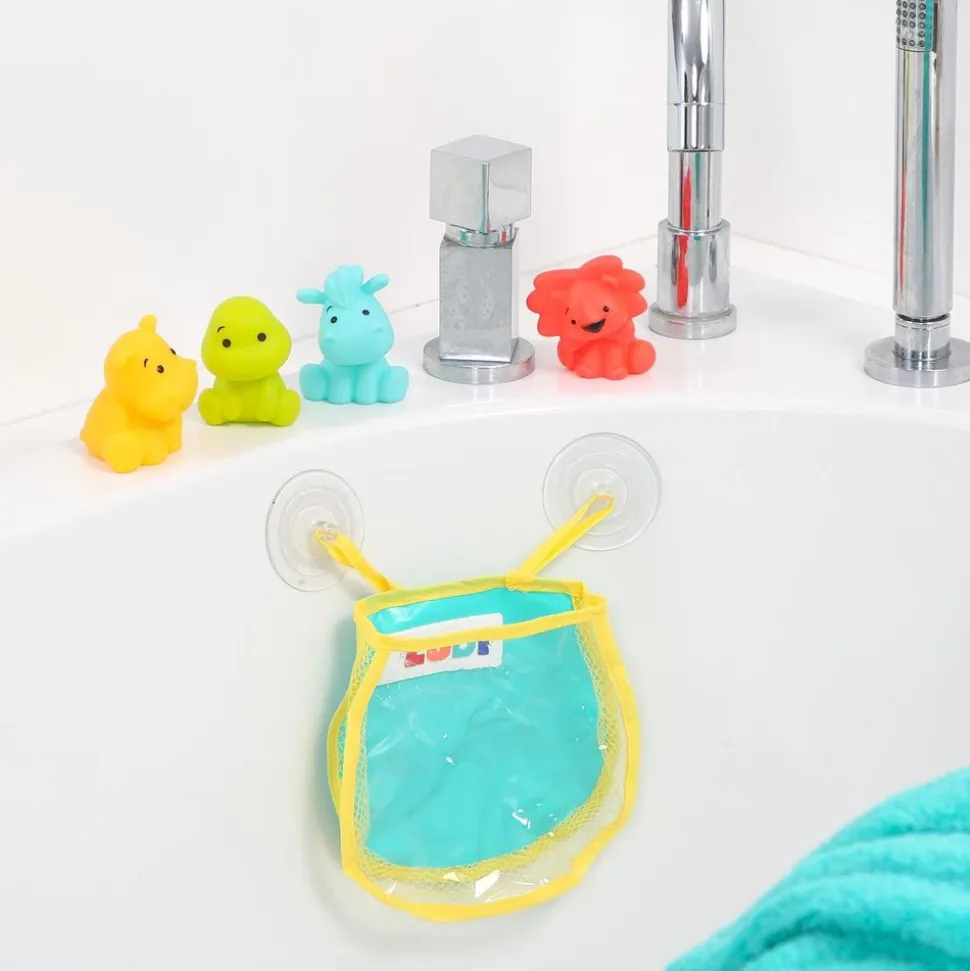 Lot de 4 aspergeurs de bain avec filet