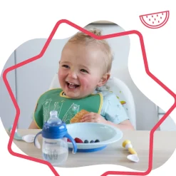Lot de 3 assiettes anti-dérapantes