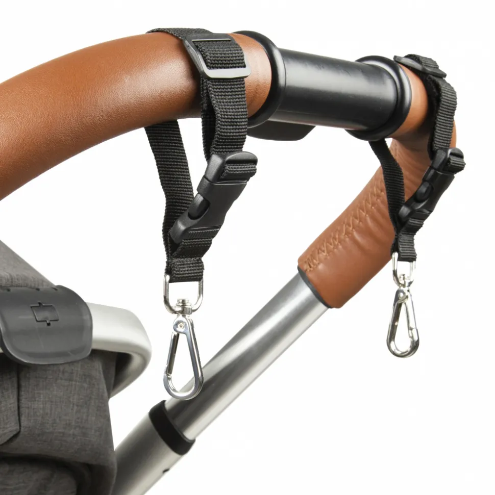 Lot de 2 attaches poussette pour sac à langer