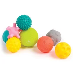Lot de 8 balles d'éveil sensoriel
