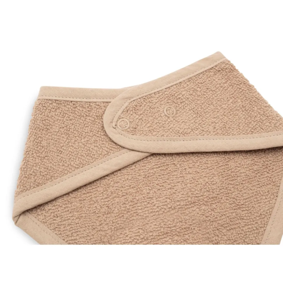 Lot de 2 bavoirs bandana éponge biscuit