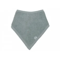 Lot de 2 bavoirs bandana éponge sea green
