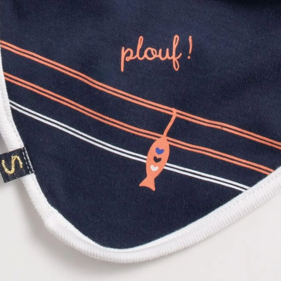 Lot de 2 bavoirs bébé baby sailor