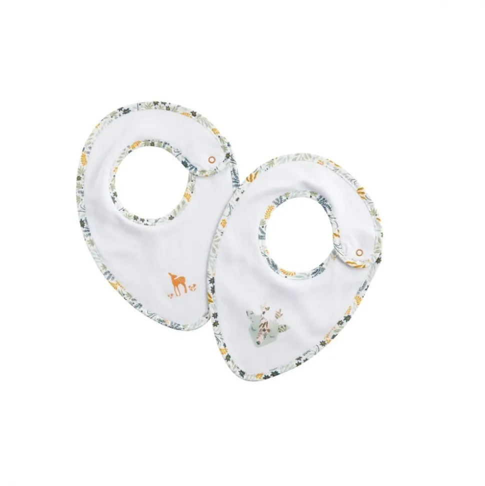 Lot de 2 bavoirs bébé promenons nous