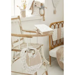 Lot de 2 bavoirs gaze de coton - daydream