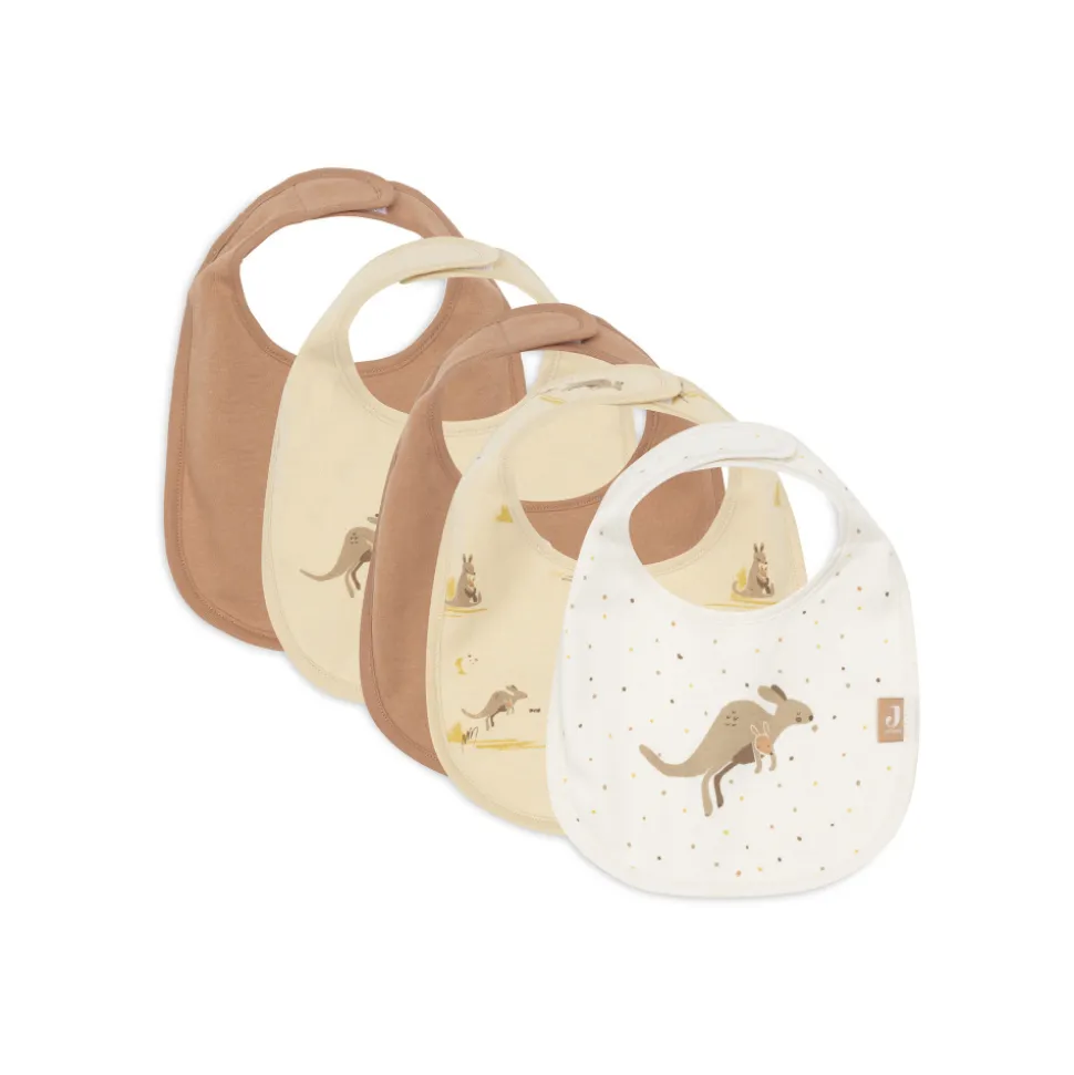 Lot de 5 bavoirs imperméables kangaroots