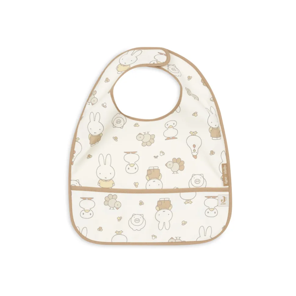 Lot de 2 bavoirs imperméables miffy family farm