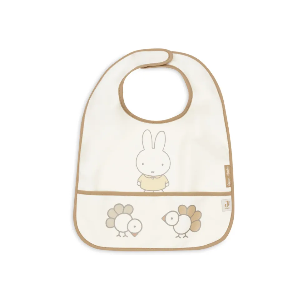 Lot de 2 bavoirs imperméables miffy family farm