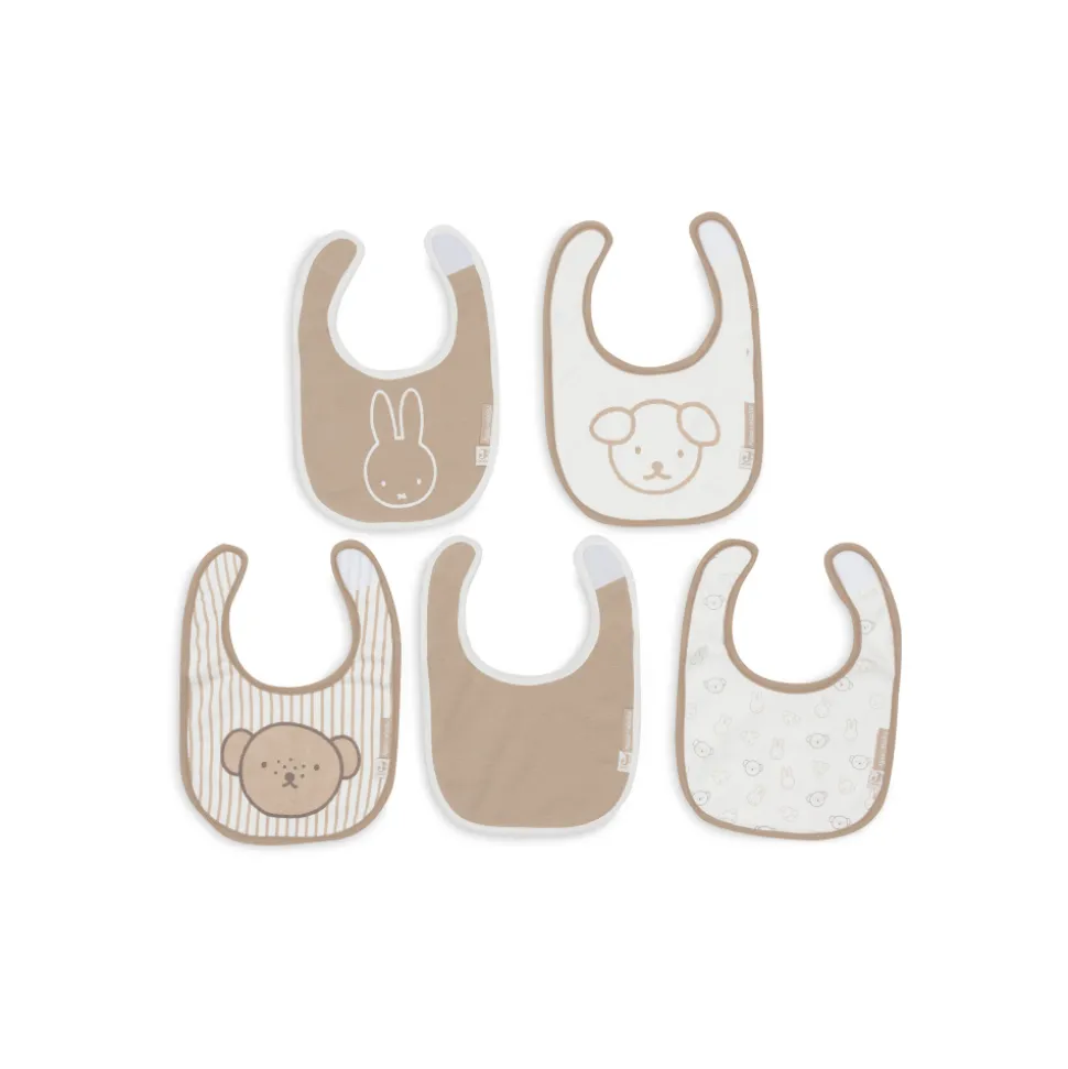 Lot de 5 bavoirs imperméables miffy heads