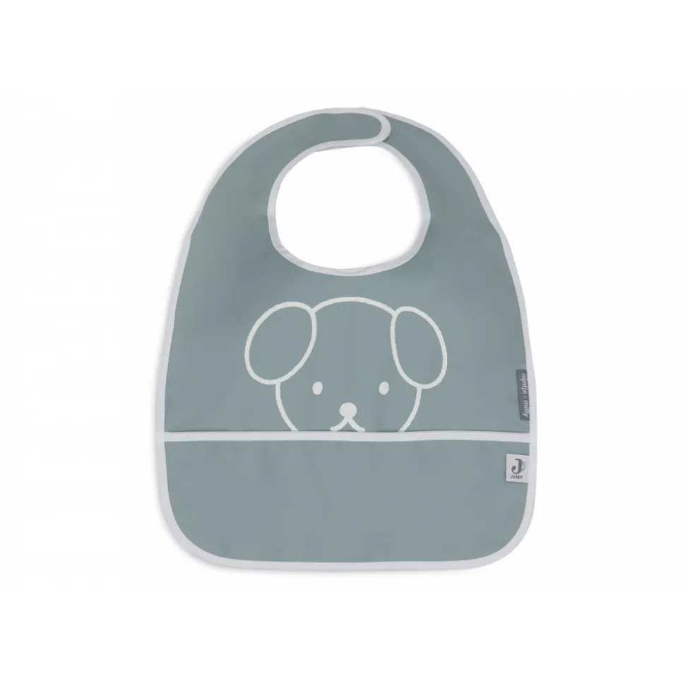 Lot de 2 bavoirs imperméables miffy peekaboo sea green