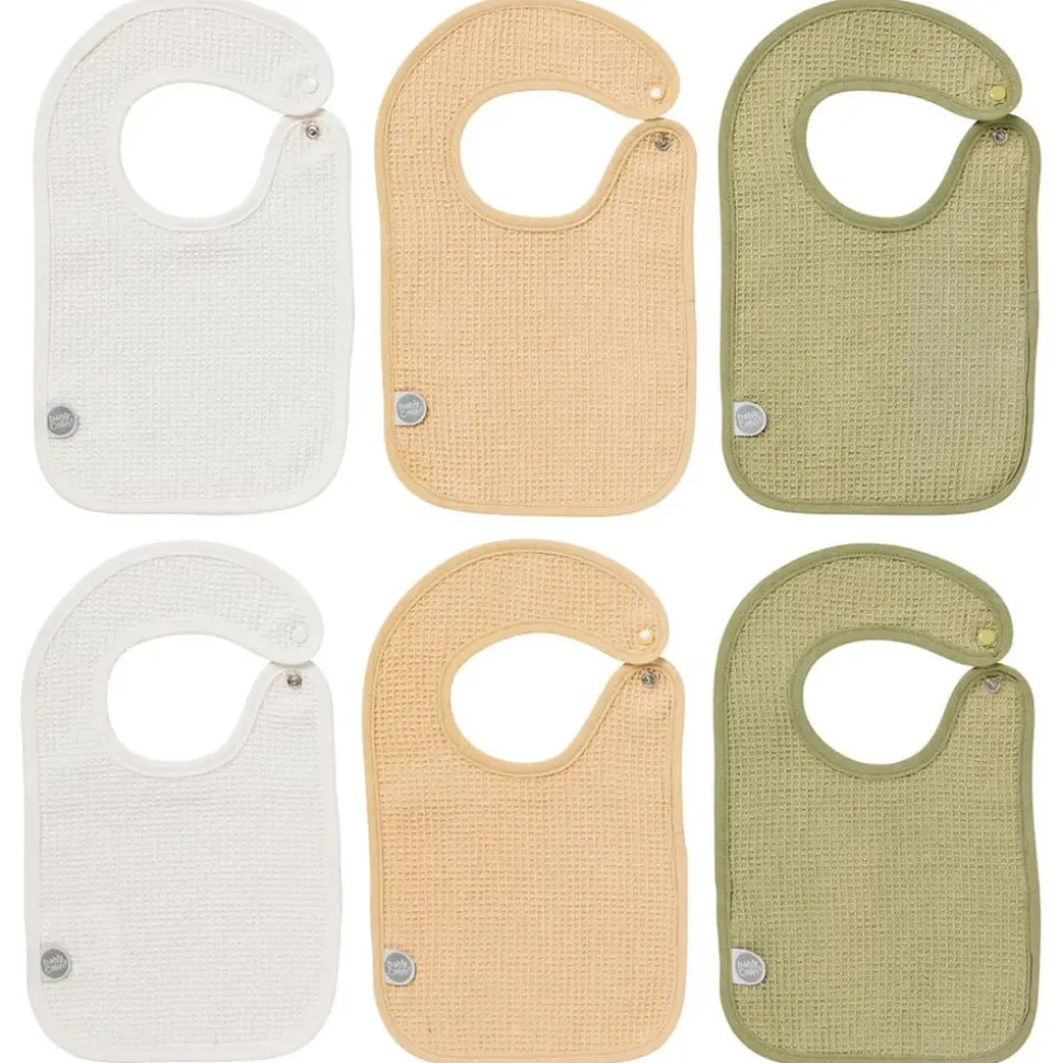 Lot de 6 bavoirs naissance les colorés - 17x29cm