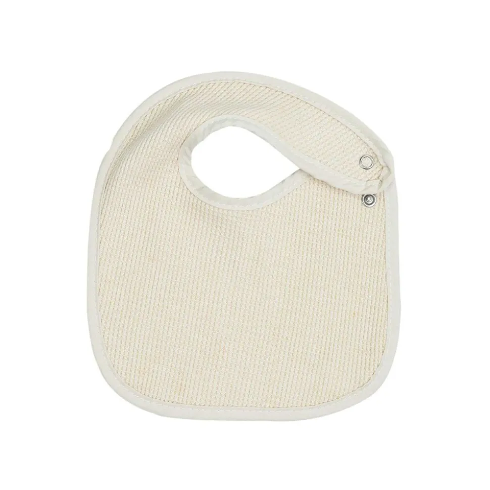 Lot de 6 bavoirs naissance nid d'abeille unis sauge