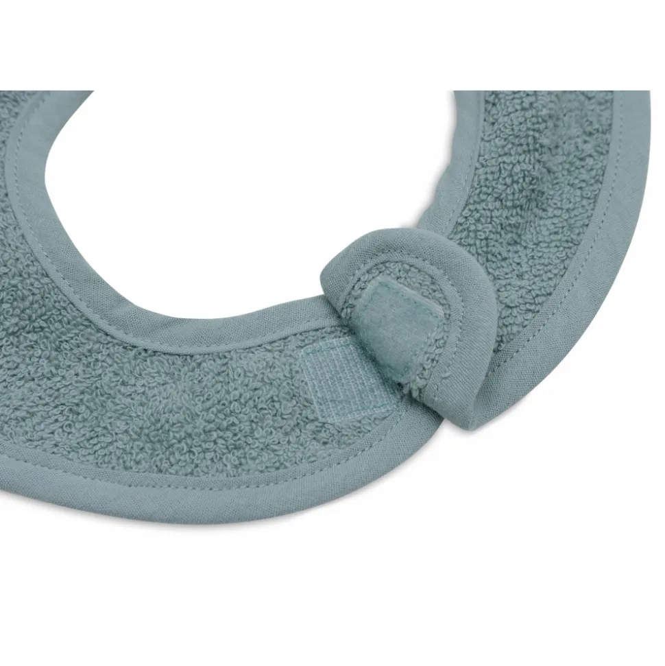 Lot de 3 bavoirs éponge sea green, nougat et biscuit
