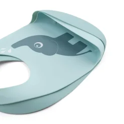 Lot de 2 bavoirs récupérateurs elphee bleu