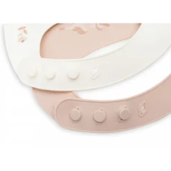 Lot de 2 bavoirs silicone lovely birds