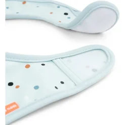Lot de 2 bavoirs velcro elphee bleu