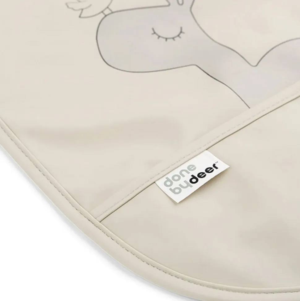 Lot de 2 bavoirs velcro lalee sable