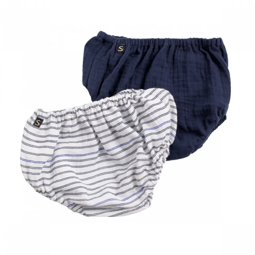 Lot de 2 bloomers 3/6 mois baby sailor