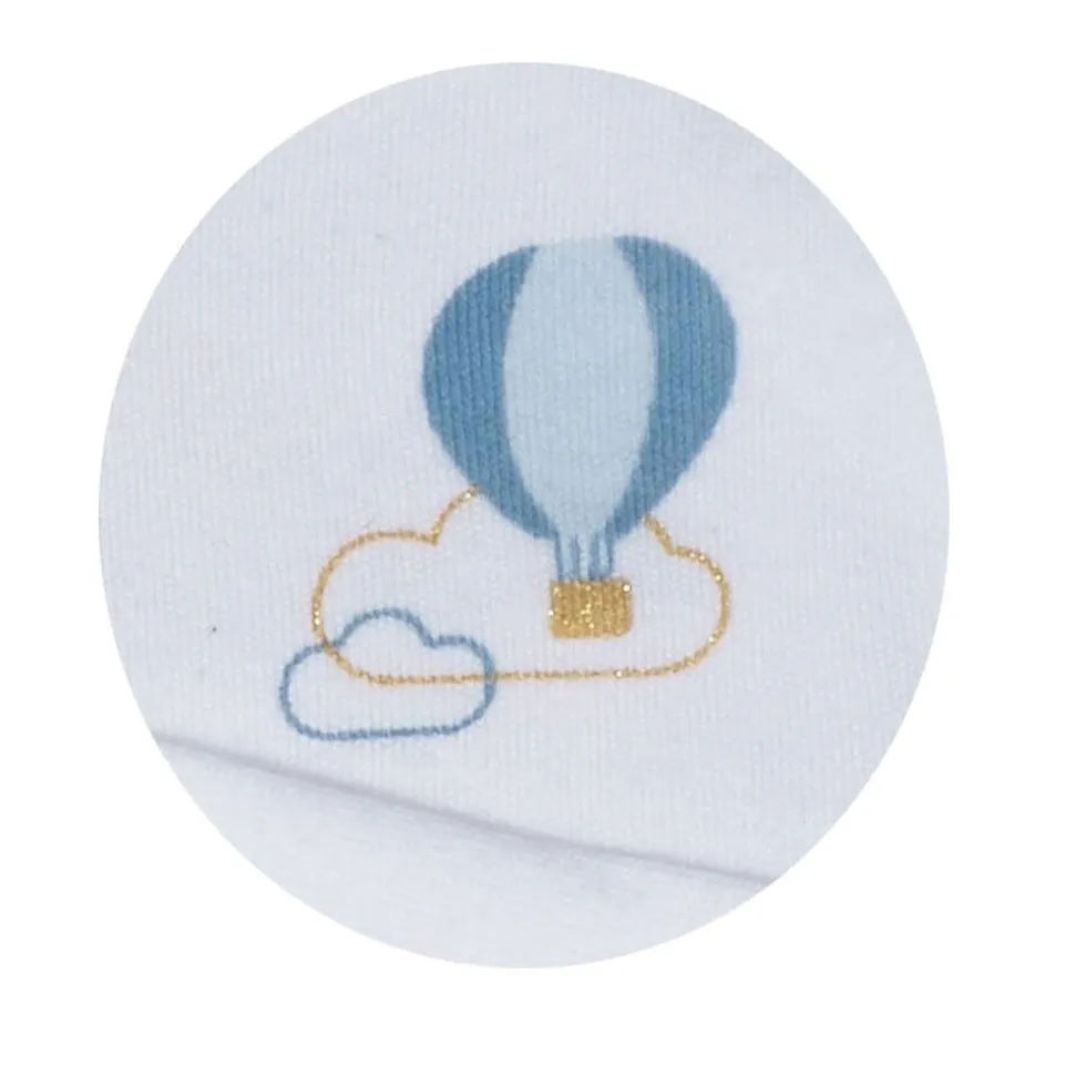 Lot de 2 bodies blanc et bleu 3 mois lazare