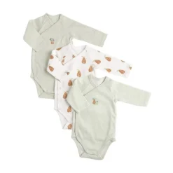 Lot de 3 bodies 6 mois botanica