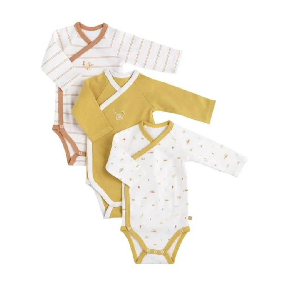 Lot de 3 bodies 1 mois sunlight