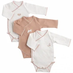 Lot de 3 bodies naissance petit coeur