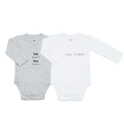 Lot de 2 body mini maxi naissance