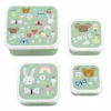 Lot de 4 boîtes à goûter joie