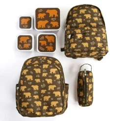 Lot de 4 boîtes à goûter ours