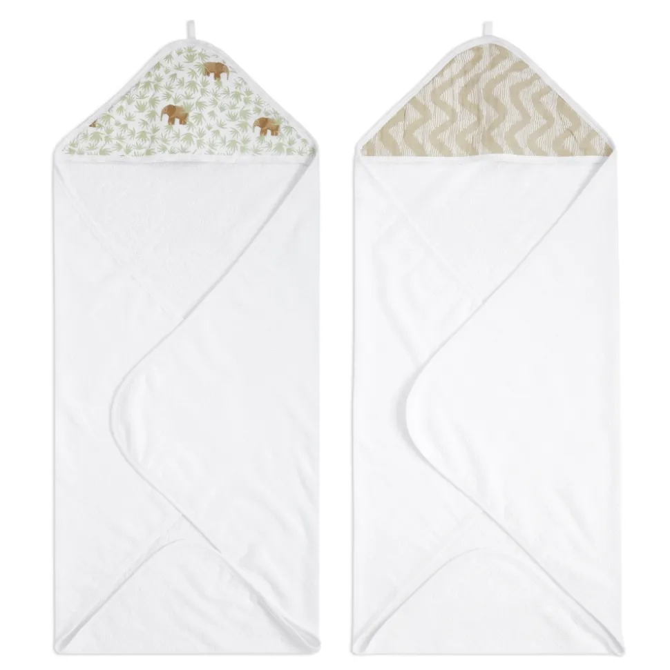 Lot de 2 capes de bain tanzania
