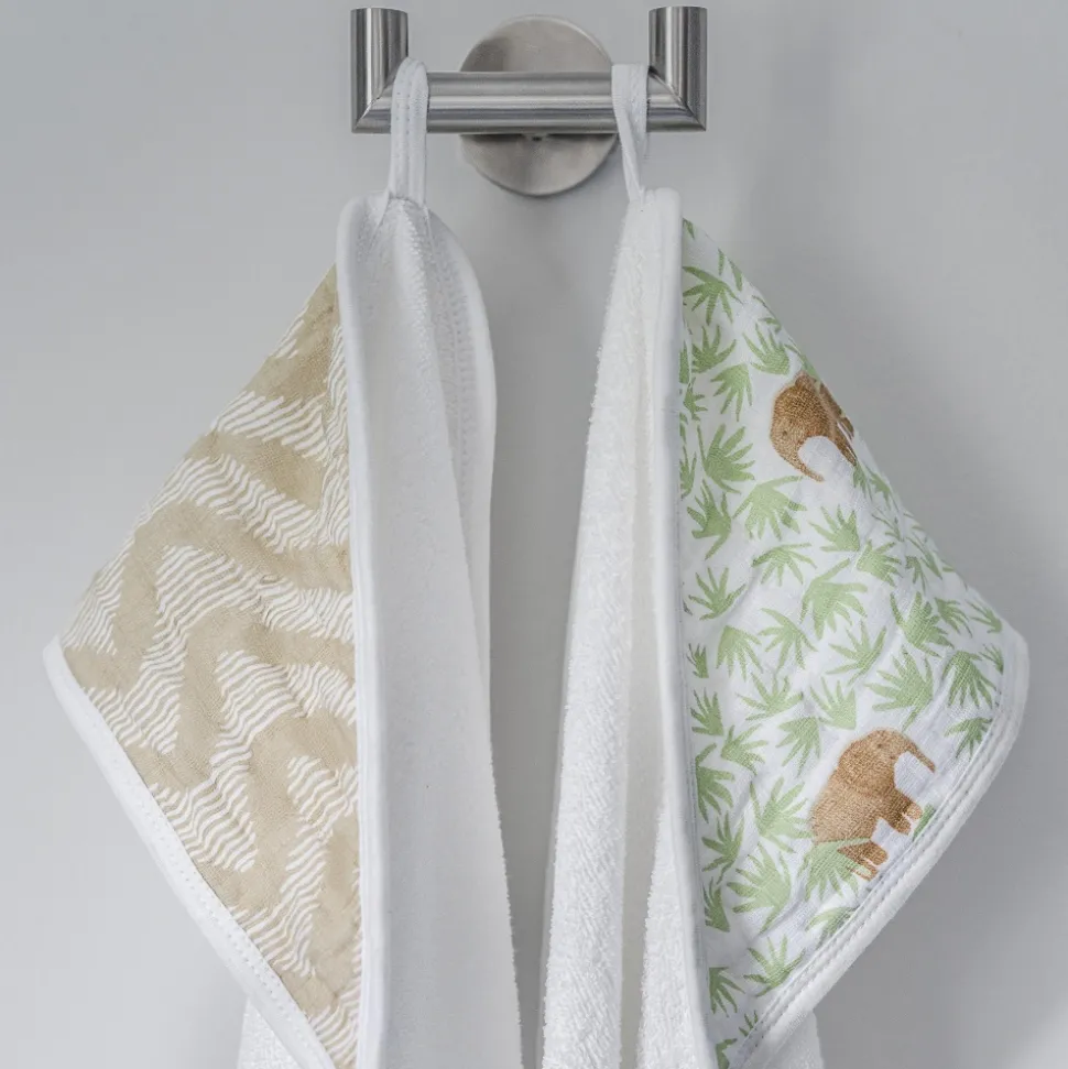 Lot de 2 capes de bain tanzania