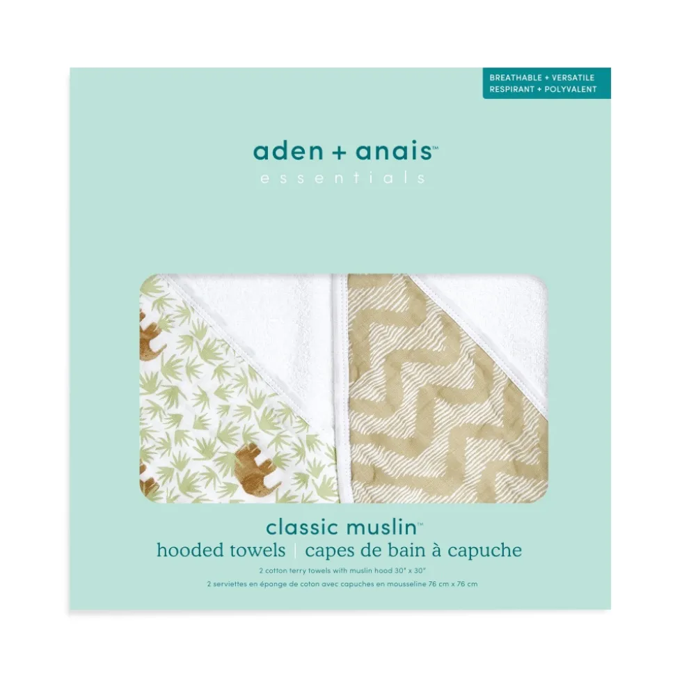 Lot de 2 capes de bain tanzania