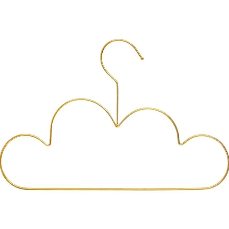Lot de 3 cintres nuage doré