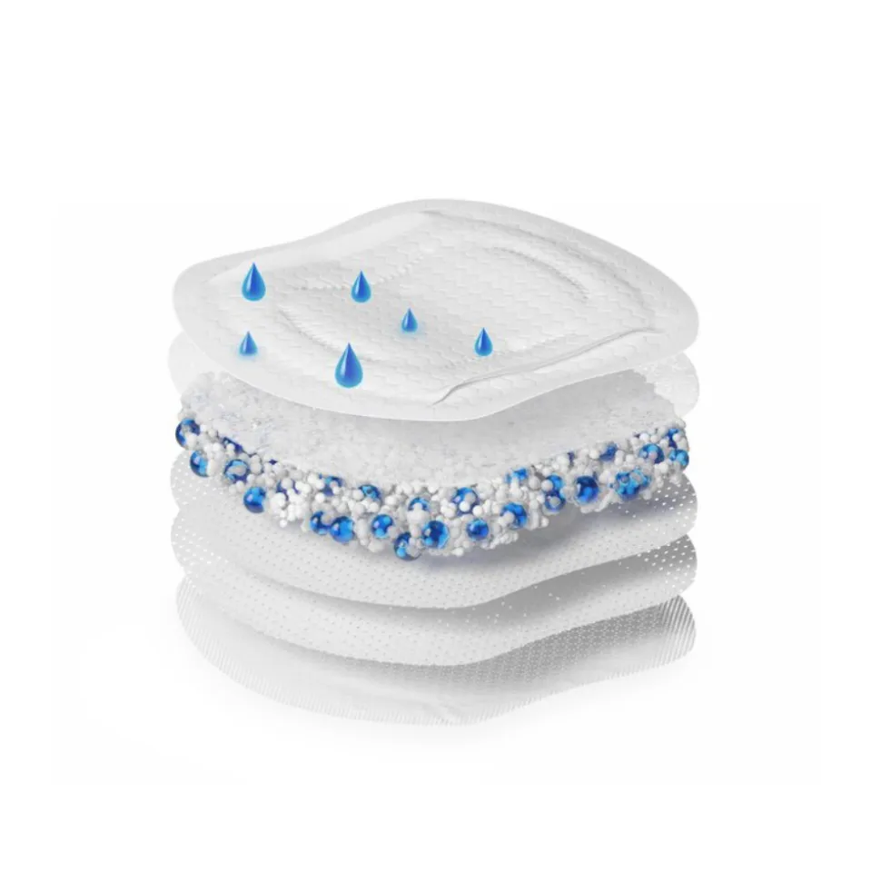 Lot de 60 coussinets d'allaitement respirants