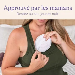Lot de 4 coussinets d'allaitement lavables